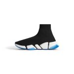 Men’s Speed 2.0 Clear Sole Recycled Knit Sneaker in Black - Image 4